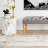 Network Rugs Sunrise Bamboo Silk &amp; Acrylic Runner
