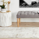 Network Rugs Natural Bamboo Silk &amp; Acrylic Runner