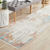 Network Rugs Sunset Bamboo Silk &amp; Acrylic Runner
