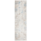 Network Rugs Sky Bamboo Silk &amp; Acrylic Runner