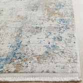 Network Rugs Sky Bamboo Silk &amp; Acrylic Runner