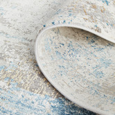 Network Rugs Sky Bamboo Silk &amp; Acrylic Runner