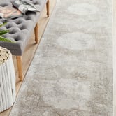 Network Rugs Stone Bamboo Silk &amp; Acrylic Runner