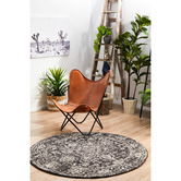 Network Rugs Charcoal &amp; Round Art Moderne Matisse Rug