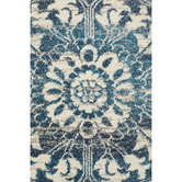 Network Rugs Sky Blue Florette Vintage Look Rug