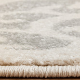 Network Rugs Silver Vintage Look Carmela Round Rug