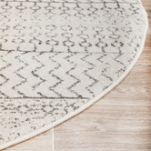 Network Rugs Grey Reetta Round Tribal Rug