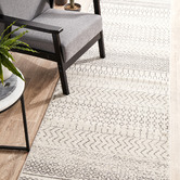 Network Rugs Grey Reetta Tribal Runner