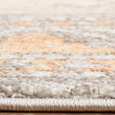 Network Rugs Grey &amp; Peach Vintage Look Isabelle Aztec Rug