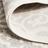 Network Rugs White &amp; Silver Vintage Look Carmela Rug