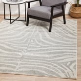 Network Rugs Silver Zebra Kamilla Rug