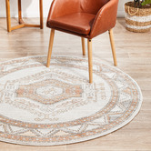 Network Rugs Vintage Look Isabelle Aztec Round Rug