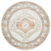 Network Rugs Vintage Look Isabelle Aztec Round Rug
