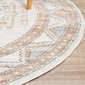 Network Rugs Vintage Look Isabelle Aztec Round Rug
