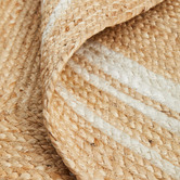 Network Rugs Natural &amp; White Kyros Hand-Braided Jute Rug