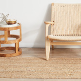 Network Rugs Natural Hand-Braided Jute Runner