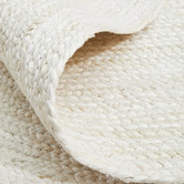 Network Rugs Off-White Hand-Braided Jute Oval Rug