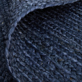 Network Rugs Navy Hand-Braided Jute Rug