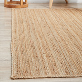 Network Rugs Natural Hand-Braided Jute Rug