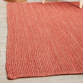 Network Rugs Terracotta Hand-Braided Jute Rug