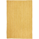 Network Rugs Yellow Hand-Braided Jute Rug