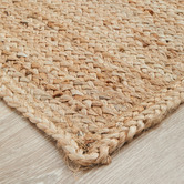 Network Rugs Natural Hand-Braided Jute Rug