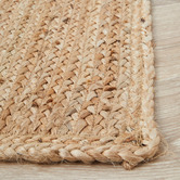 Network Rugs Natural Hand-Braided Jute Rug