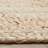 Network Rugs Natural Hand-Braided Jute Oval Rug