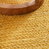 Network Rugs Yellow Hand-Braided Jute Rug