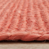 Network Rugs Terracotta Hand-Braided Jute Rug