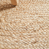 Network Rugs Natural Hand-Braided Jute Oval Rug