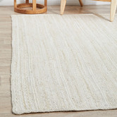 Network Rugs White Hand-Braided Jute Rug | Temple & Webster