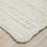 Network Rugs White Hand-Braided Jute Rug