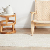 Network Rugs White Hand-Braided Jute Runner