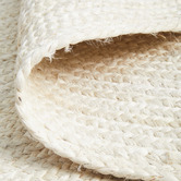 Network Rugs White Hand-Braided Jute Runner