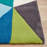 Network Rugs Crystal Design Blue/Green Rug