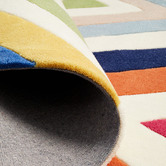Network Rugs Stunning Chevron Multi Coloured Rug