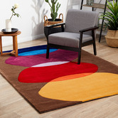 Network Rugs Pebble Multi Coloured Rug