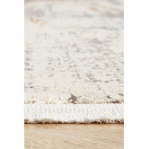 Network Rugs Cream Bamboo Silk &amp; Acrylic Rug