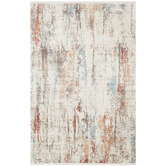 Network Rugs Cream Bamboo Silk &amp; Acrylic Rug