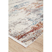Network Rugs Cream Bamboo Silk &amp; Acrylic Rug