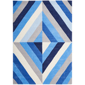 Network Rugs Crystal Prism  Blue Rug