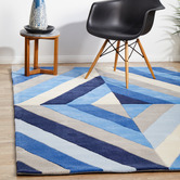Network Rugs Crystal Prism  Blue Rug