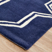 Network Rugs Neo Lattice Design Navy Rug