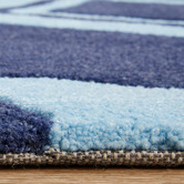 Network Rugs Gothic Tribal Design Navy Rug