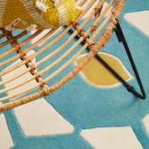 Network Rugs Nest Blue/Yellow Rug