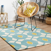 Network Rugs Nest Blue/Yellow Rug