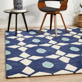 Network Rugs Nest Navy/Yellow Rug