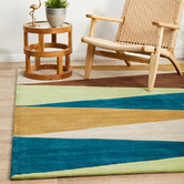 Network Rugs Pistachio Cascade Flag Rug