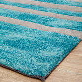 Network Rugs Abrash Stripes Blue/Grey Rug